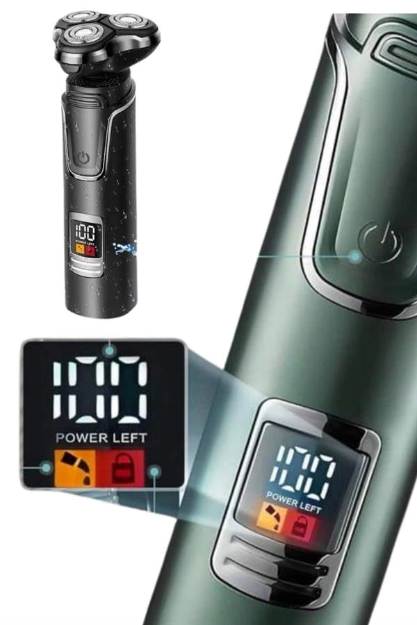 Yüksek Performanslı 3 Başlıklı Profesyonel Şarjlı Islak Ve Kuru Kullanıma Uygun ( Lisinya )