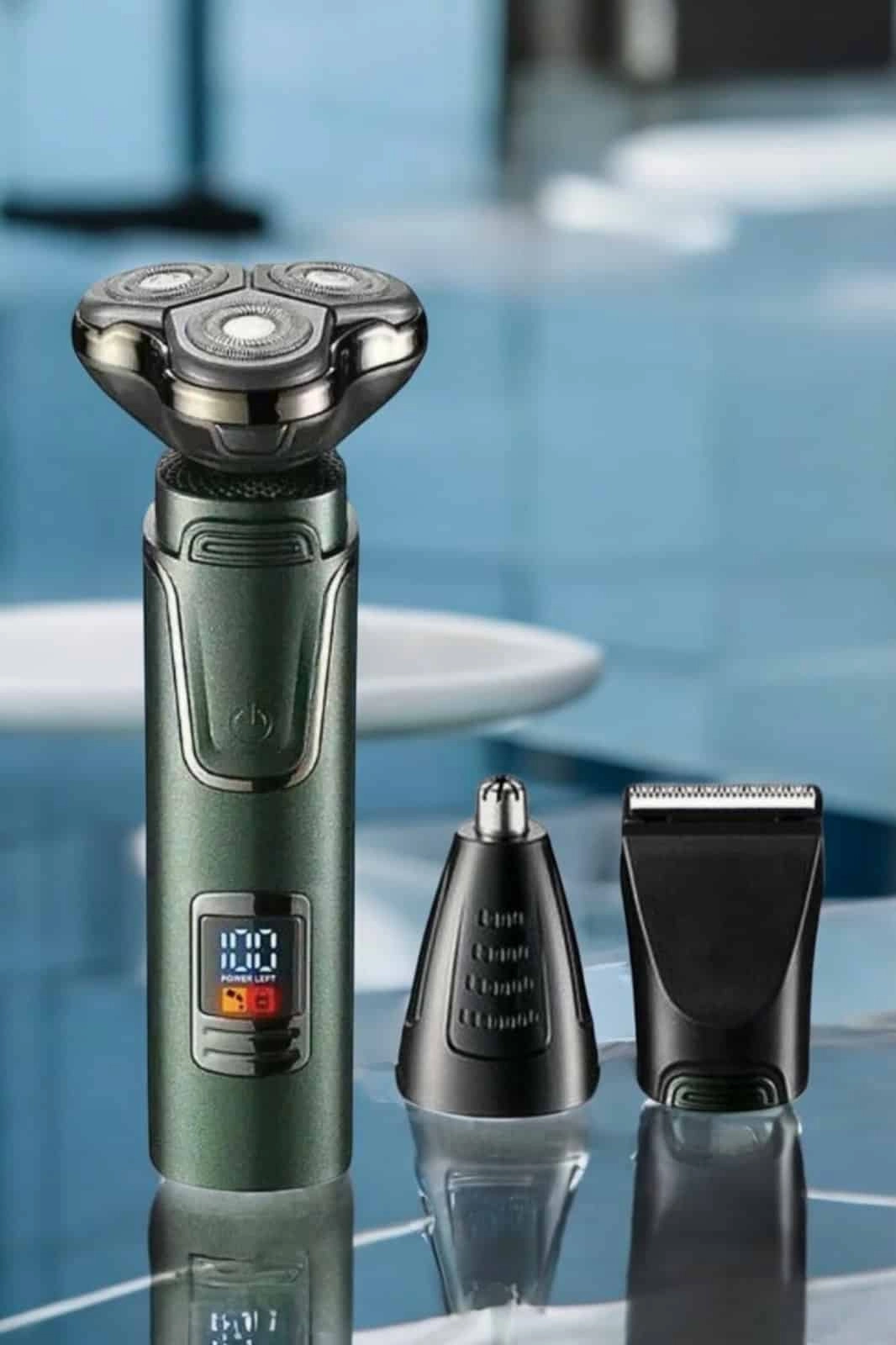 Yüksek Performanslı 3 Başlıklı Profesyonel Tıraş Makinesi ( Lisinya )