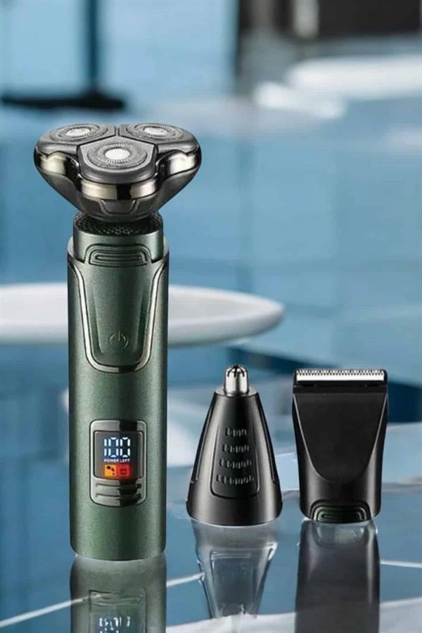 Yüksek Performanslı 3 Başlıklı Profesyonel Tıraş Makinesi ( Lisinya )