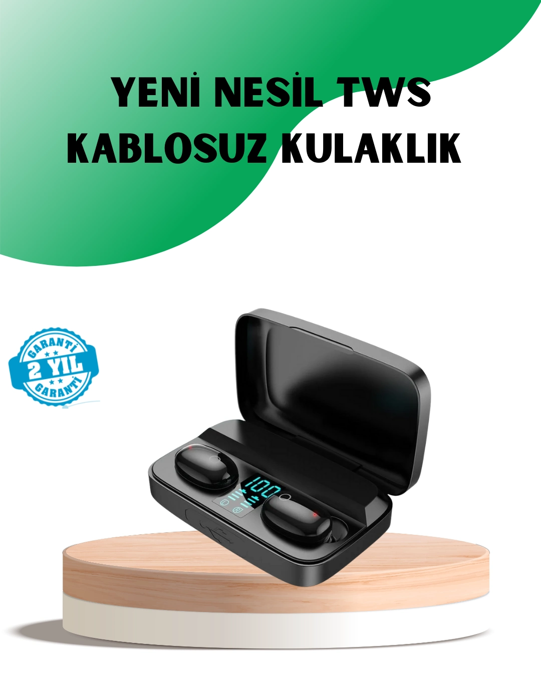 Yüksek Ses Kaliteli A10s Tws Bluetooth 5.0 Kablosuz Kulaklık ( Lisinya )