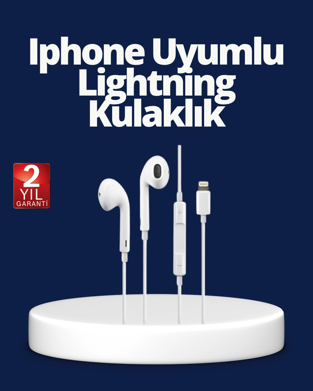 Yüksek Ses Kaliteli Mikrofonlu Kablolu Kulak İçi Kulaklık ( Lisinya )