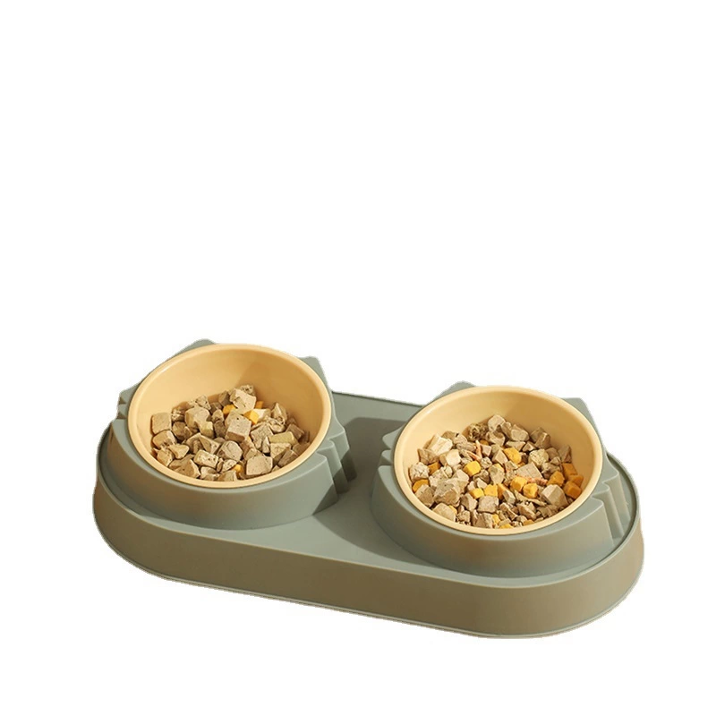 Yükseltilmiş Eğimli 2'li Kedi Köpek Mama Ve Su Kabı - Çiftli Mama Kabı ( Lisinya ) Yükseltilmiş Eğimli 2'li Kedi Köpek Mama Ve Su Kabı - Çiftli Mama Kabı ( Lisinya )