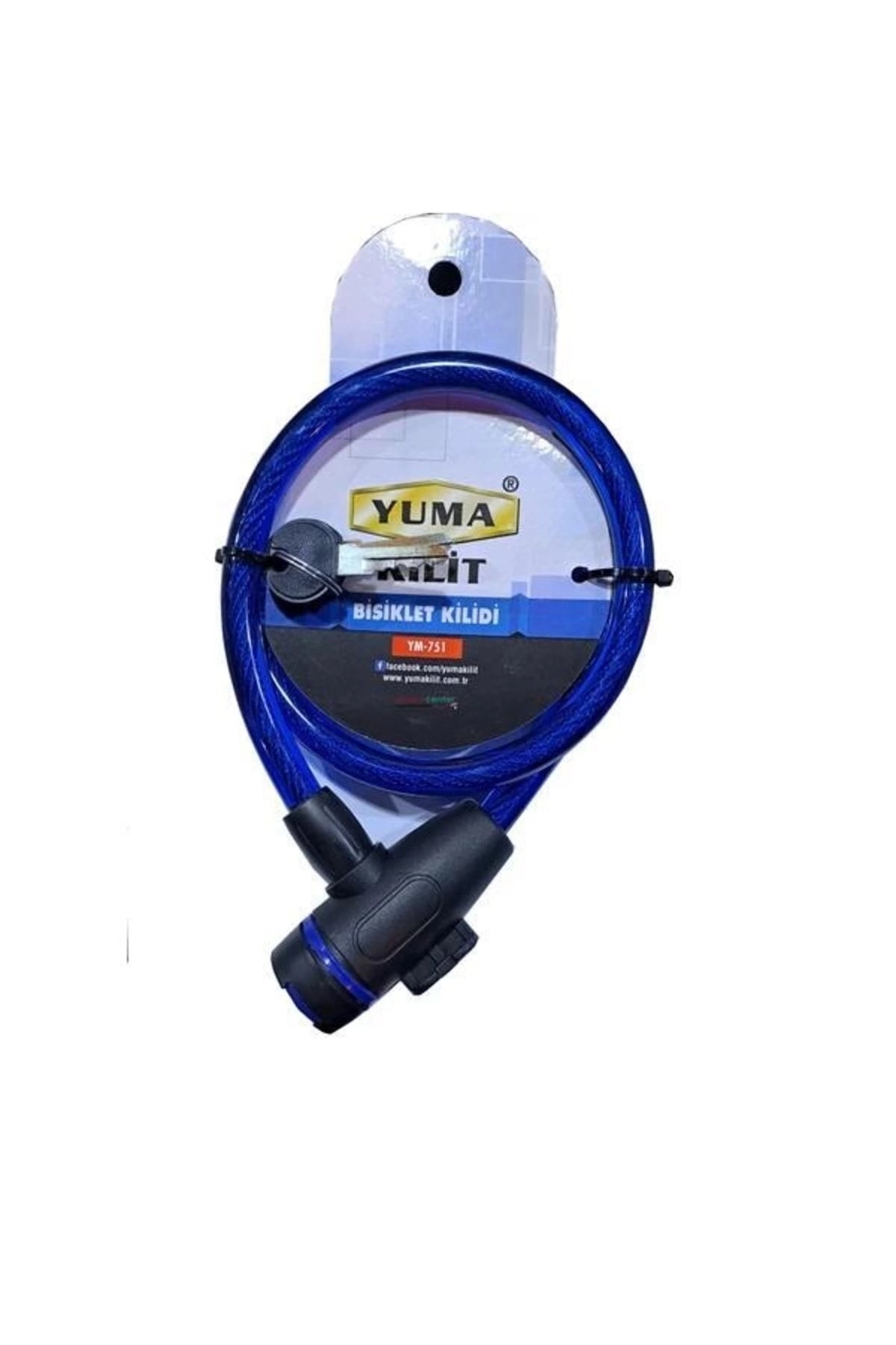 Yuma Ym-751 80 Cm 12 Mm Bisiklet Kilidi ( Lisinya )