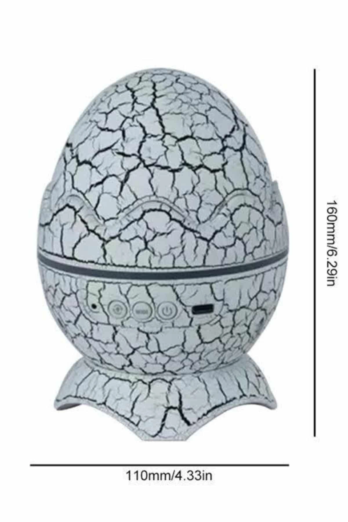 Yumurta Görünümlü Masa Ve Gece Lambası Renk Değiştirebilen Projektör ( Lisinya )