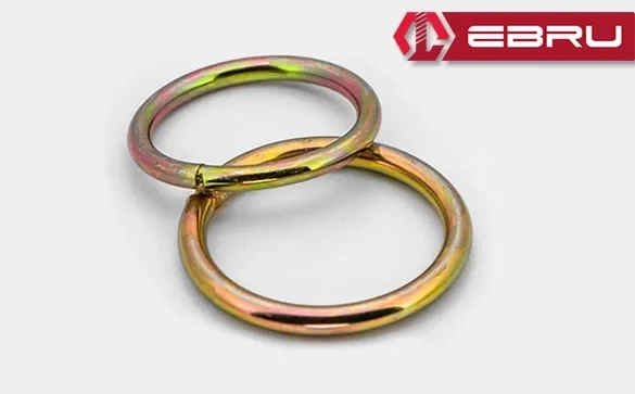 Yuvarlak Çelik Halka 8x65 - 2 Adet ( Lisinya )