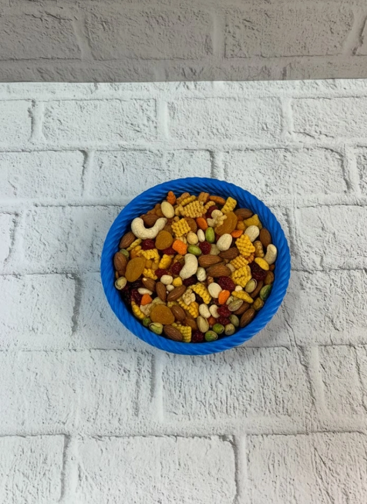 Yuvarlak Çerezlik Lacivert Şık Tasarım Ve Kompakt Boyut ( Lisinya )