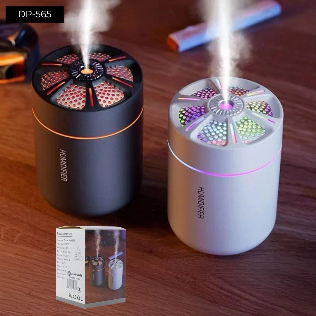Yuvarlak Petek Tasarımlı Rgb Buhar Makinesi ( Lisinya )