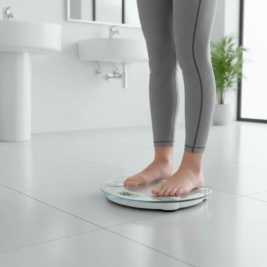 Yuvarlak Şeffaf Dijital Cam Baskül Terazi Tartı Hassas Ölçüm Modern Şık Tasarım ( Lisinya )