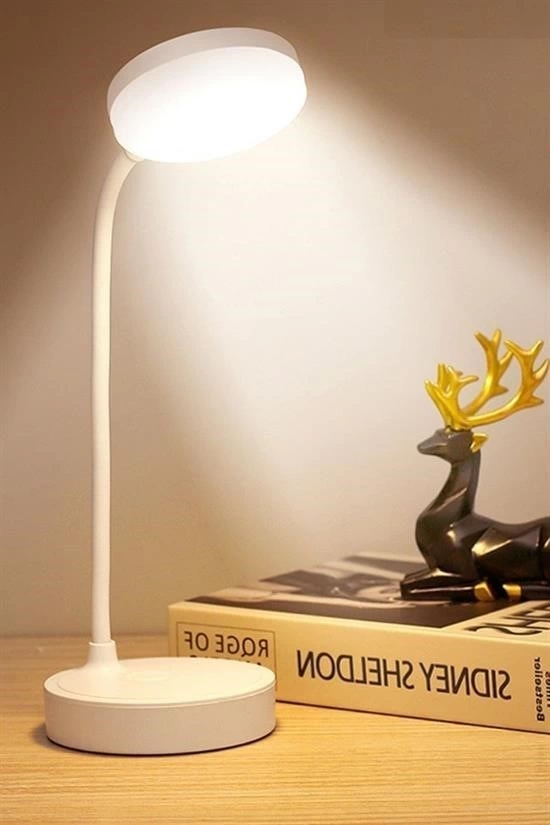 Yuvarlak Usbli Dokunmatik 3 Kademeli 360 Derece Özel Göz Korumalı Led Lityum Masa Lambası ( Lisinya ) Yuvarlak Usbli Dokunmatik 3 Kademeli 360 Derece Özel Göz Korumalı Led Lityum Masa Lambası ( Lisinya )