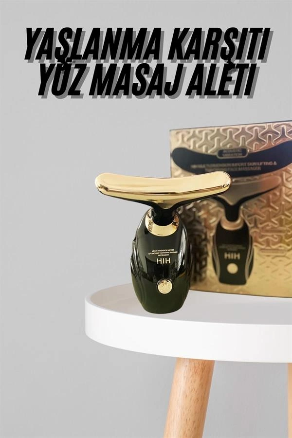 Yüz Masaj Aleti Boyun Ve Yüz Ems Güzellik Cihazı Cilt Sıkılaştırma Cilt Gençleştirme Cihazı ( Lisinya )