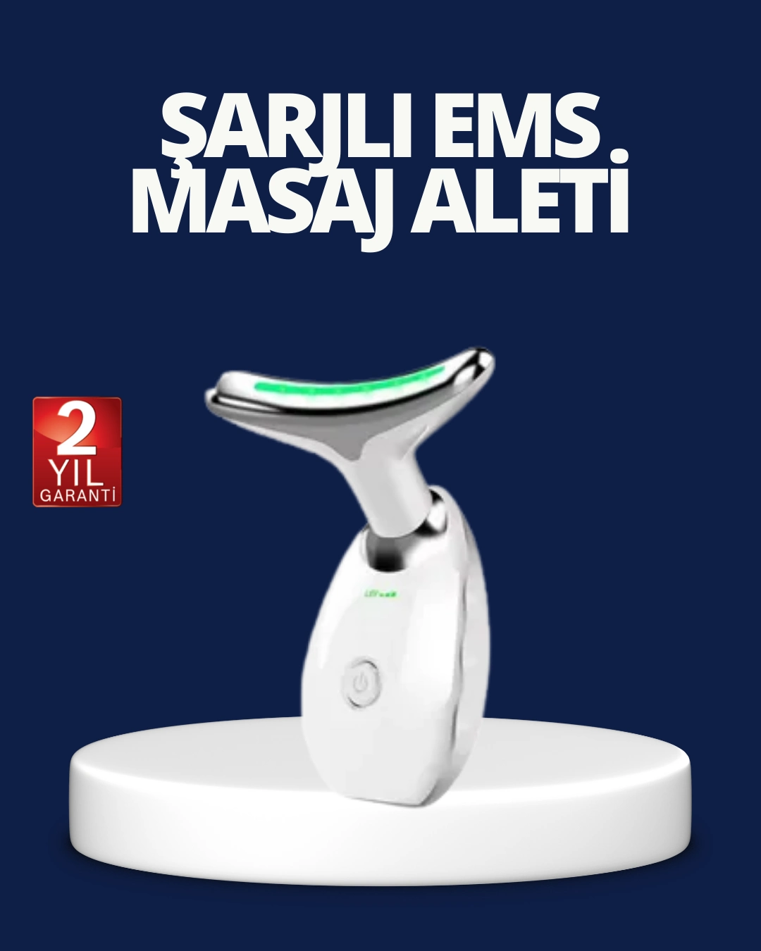 Yüz Ve Boyun Sıkılaştırıcı Cilt Bakım Cihazı | Ems Mikro Akım & Kırışıklık Giderici ( Lisinya )