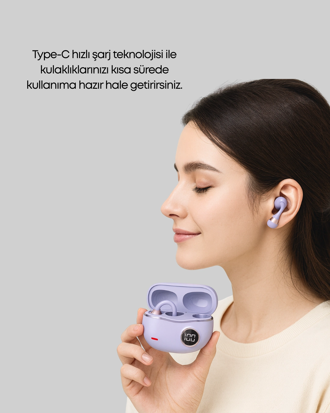 Yxg10 Bluetooth Kulaklık – Cilt Dostu, Uzun Pil, Çift Dil Destekli Akıllı Tasarım ( Lisinya )