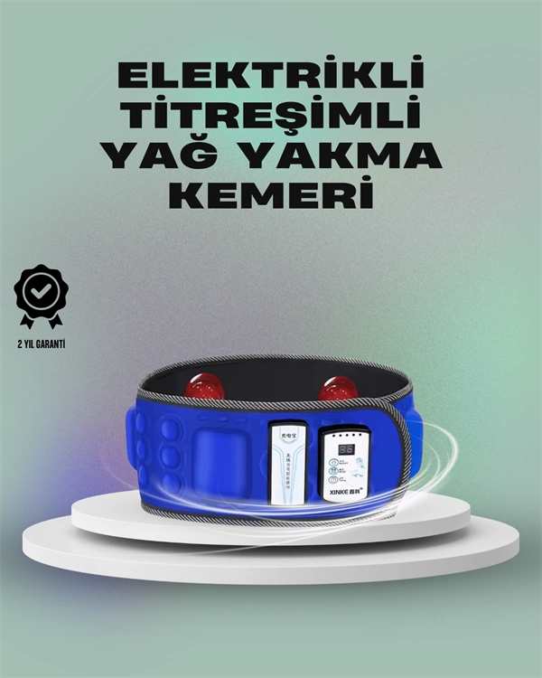 Zayıflama Ve Masaj İçin Mıknatıslı Elektrikli Titreşim Kemeri – 7.2w Güç ( Lisinya )