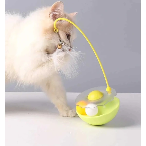 Zilli Kedi Otlu Hacıyatmaz Oyuncağı ( Lisinya ) Zilli Kedi Otlu Hacıyatmaz Oyuncağı ( Lisinya )