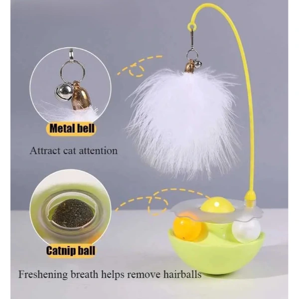 Zilli Kedi Otlu Hacıyatmaz Oyuncağı ( Lisinya ) Zilli Kedi Otlu Hacıyatmaz Oyuncağı ( Lisinya )