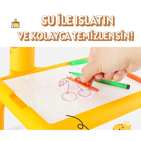 Zürafa Tasarımlı Projeksiyonlu Boyama Tahtası ( Lisinya ) Zürafa Tasarımlı Projeksiyonlu Boyama Tahtası ( Lisinya )