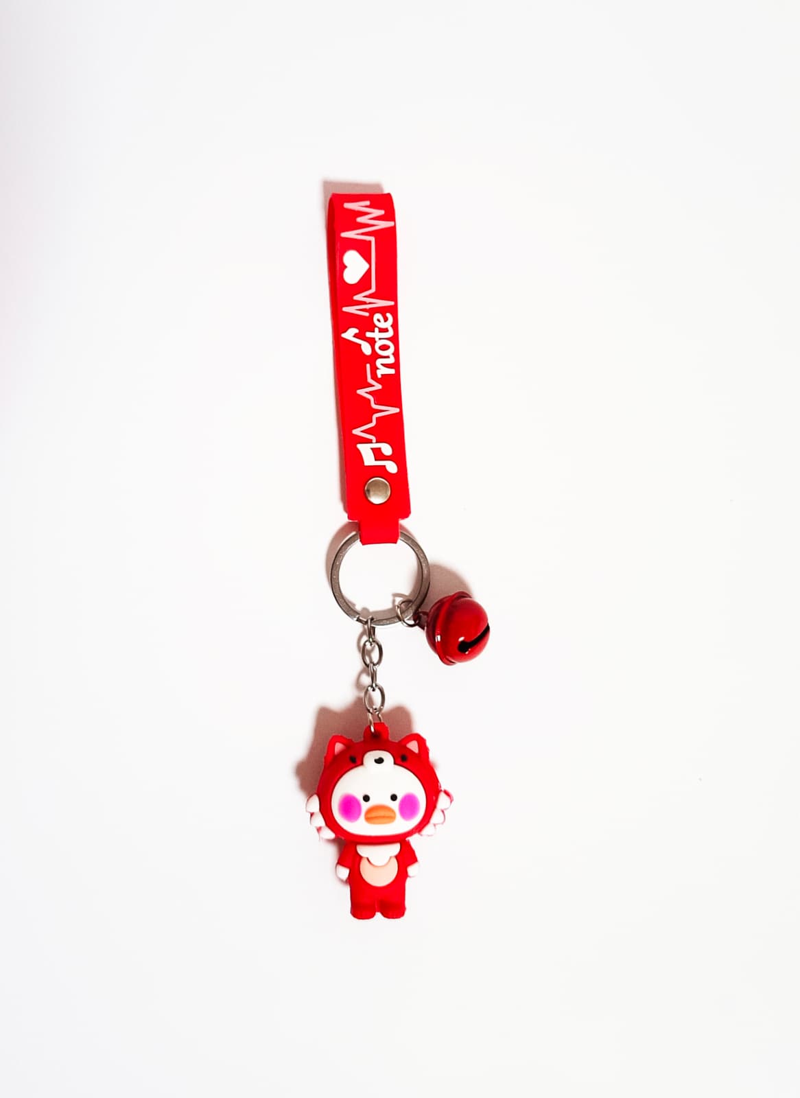 Anahtarlık Kırmızı Sevimli Ördek Anahtarlık Kırmızı Sevimli Ördek