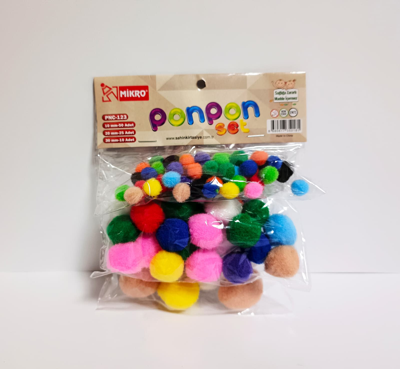 Ponpon 3lü Set