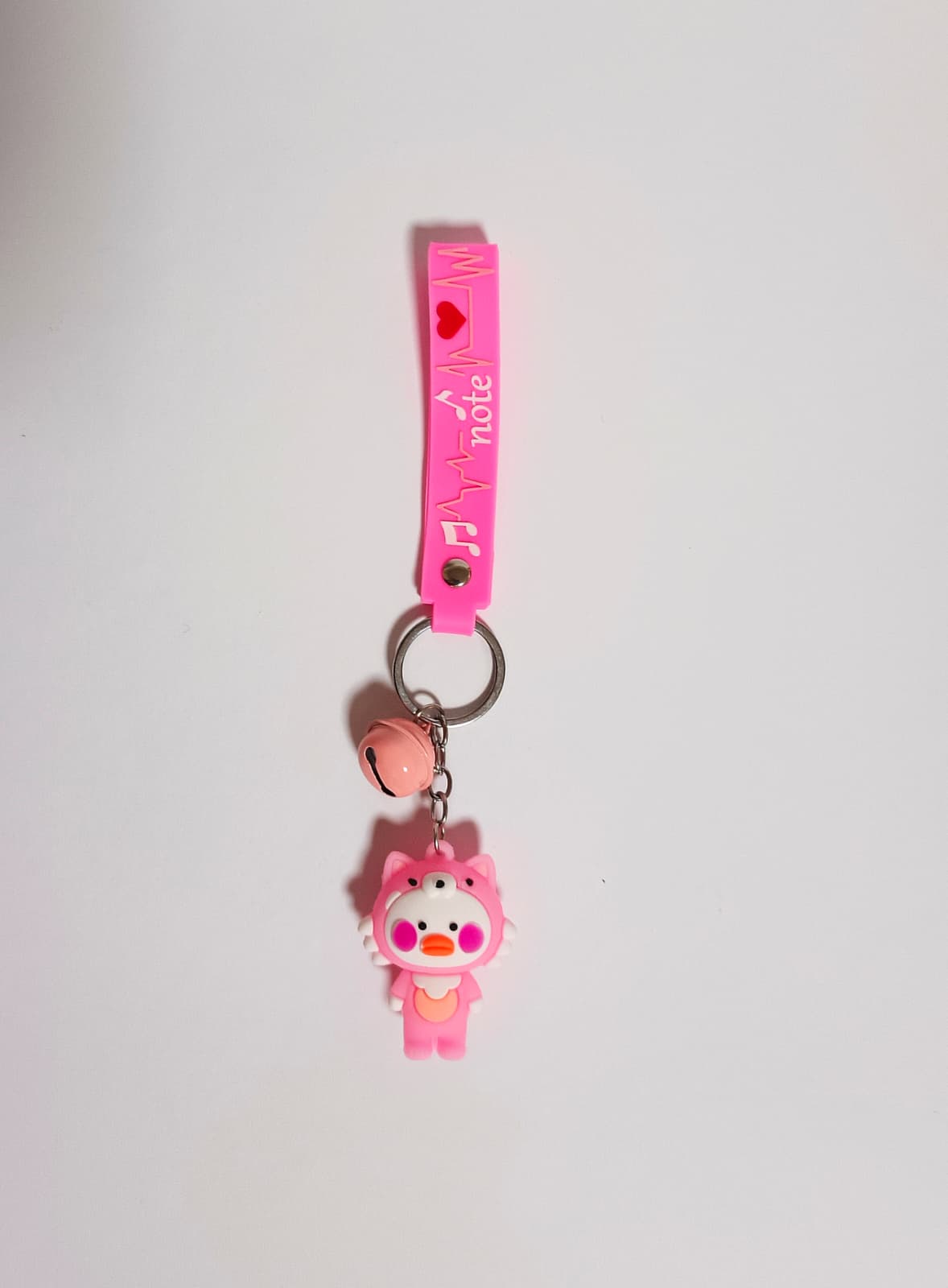 Anahtarlık Pembe Kostümlü Ördek Anahtarlık Pembe Kostümlü Ördek