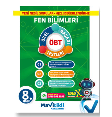 8.SINIF FEN BİLİMLERİ ÖZEL BAŞARI TESTLERİ