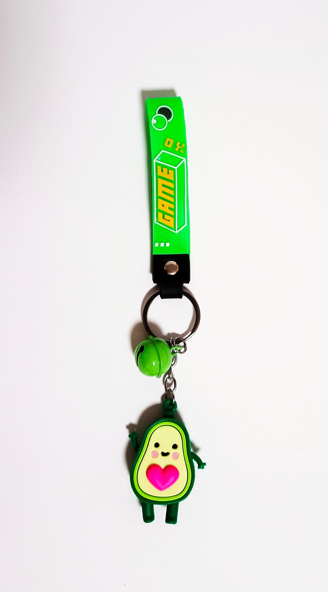 Anahtarlık Pembe Kalpli Avakado Anahtarlık Pembe Kalpli Avakado