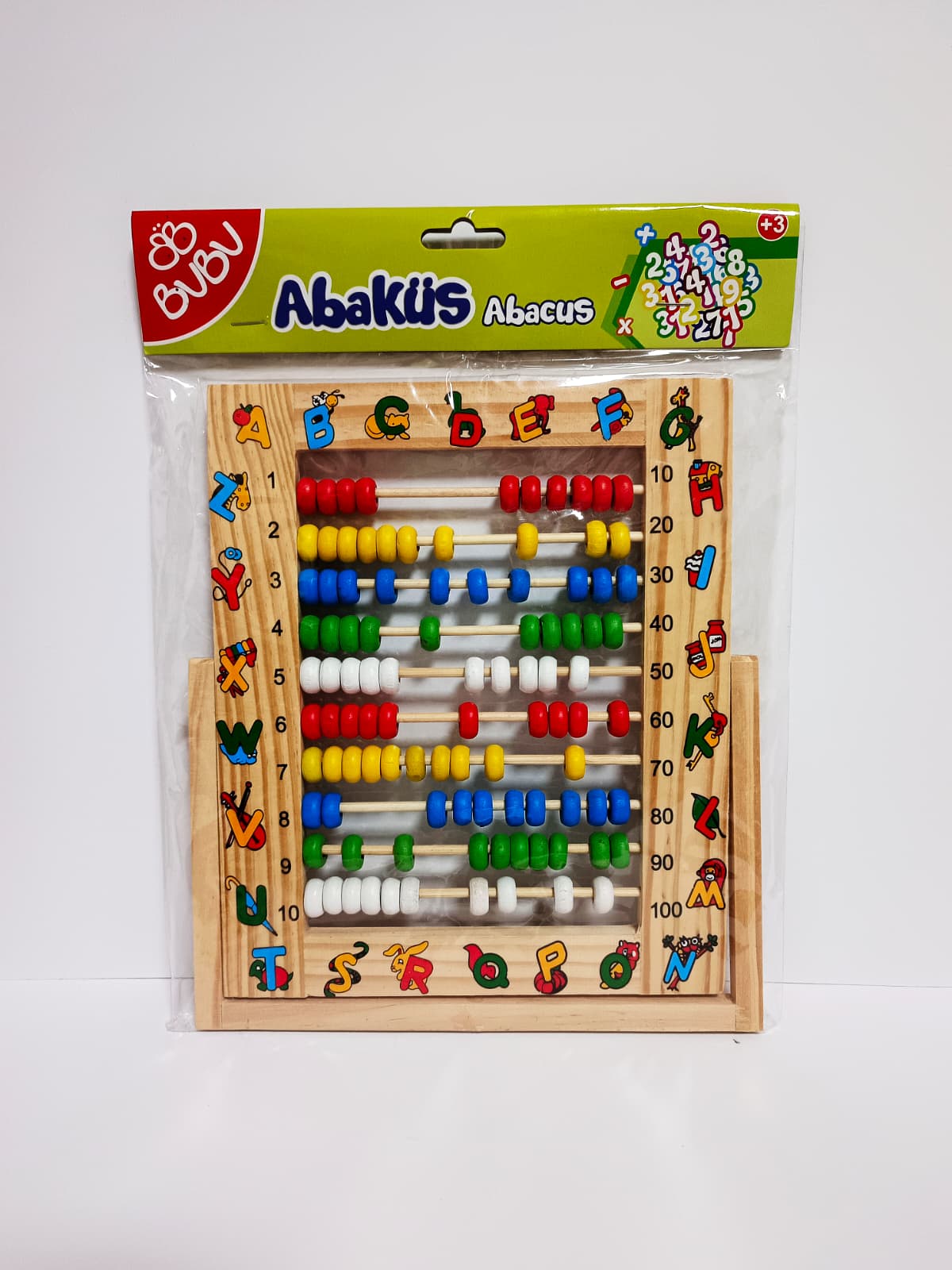 Abaküs Ahşap Desenli