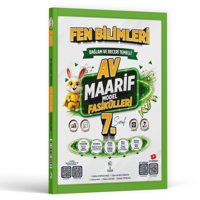 AV 7.SINIF MAARİF FASİKÜL FEN BİLİMLERİ - 26-27 - 1111457-20261919