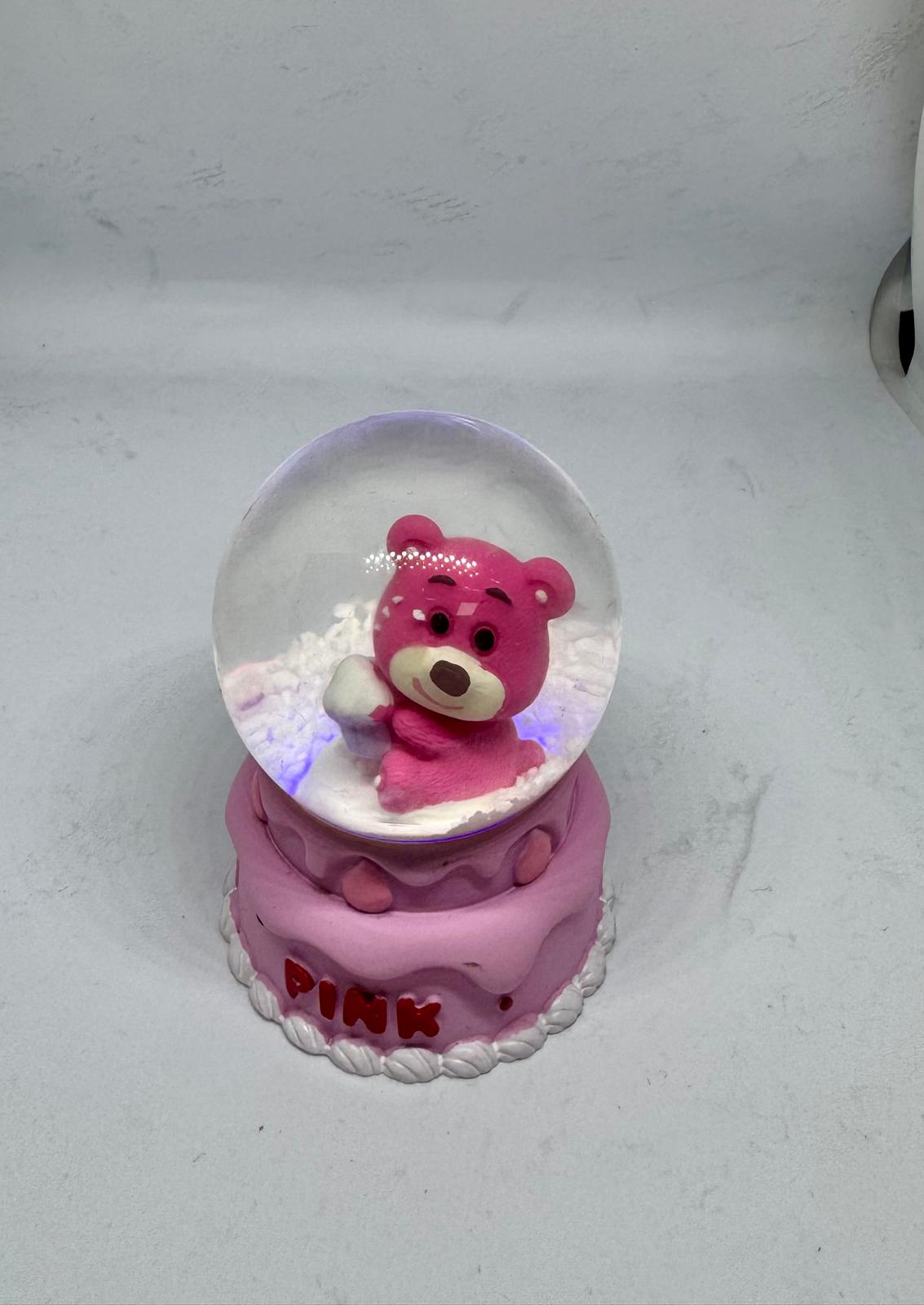 Işıklı Mini Küre 6 Cm Ayıcık