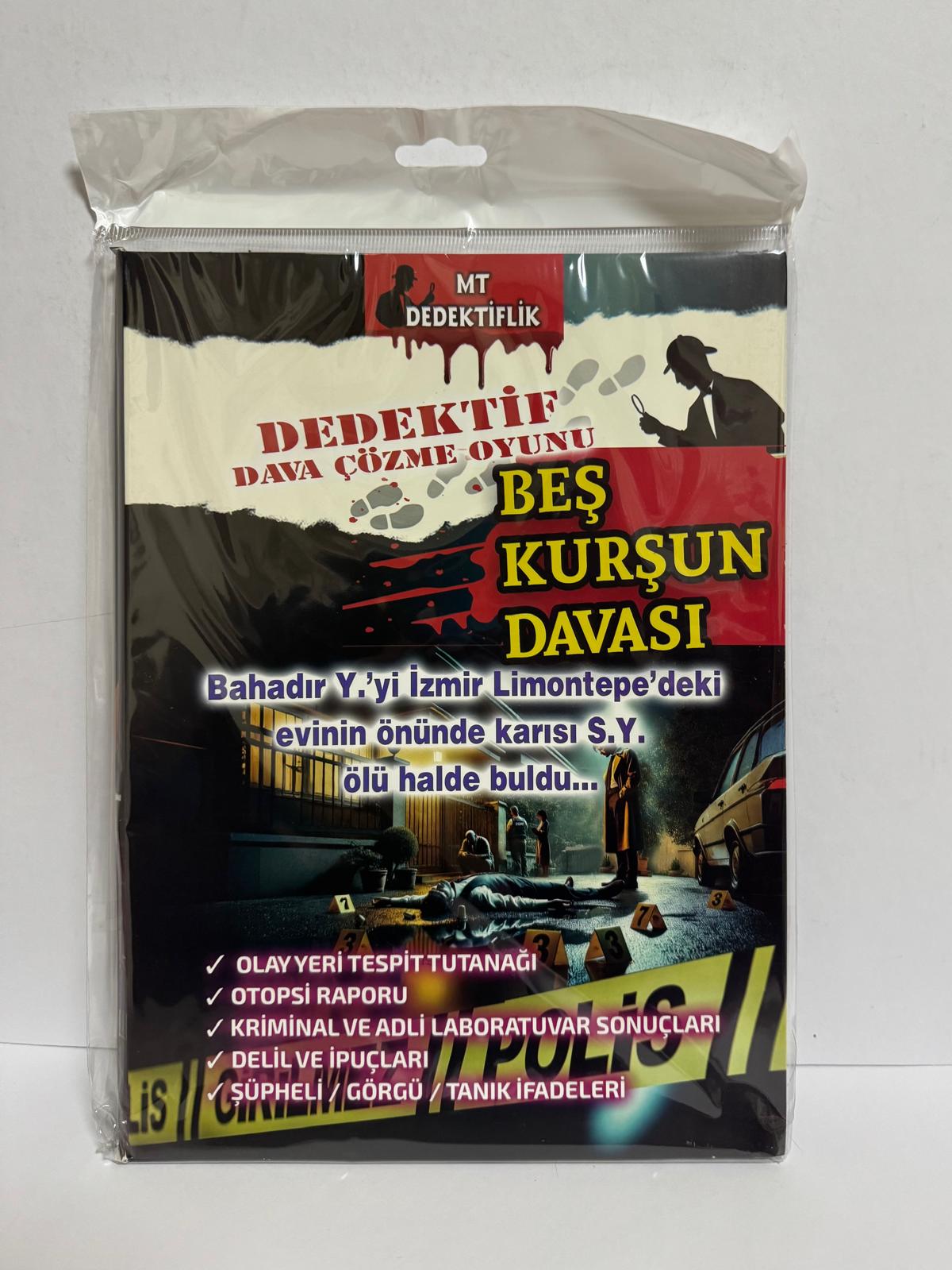 Dedektif Dava Çözme Oyunu  Beş Kurşun Davası