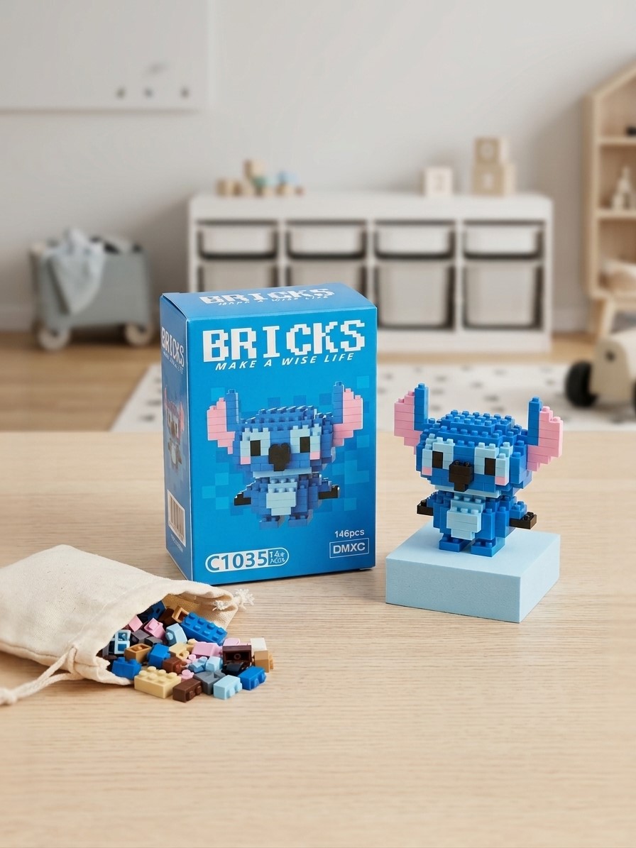 Mini Bricks Figür – Parçalı Yapı Oyuncağı – Dekoratif Koleksiyon Figürü C1035