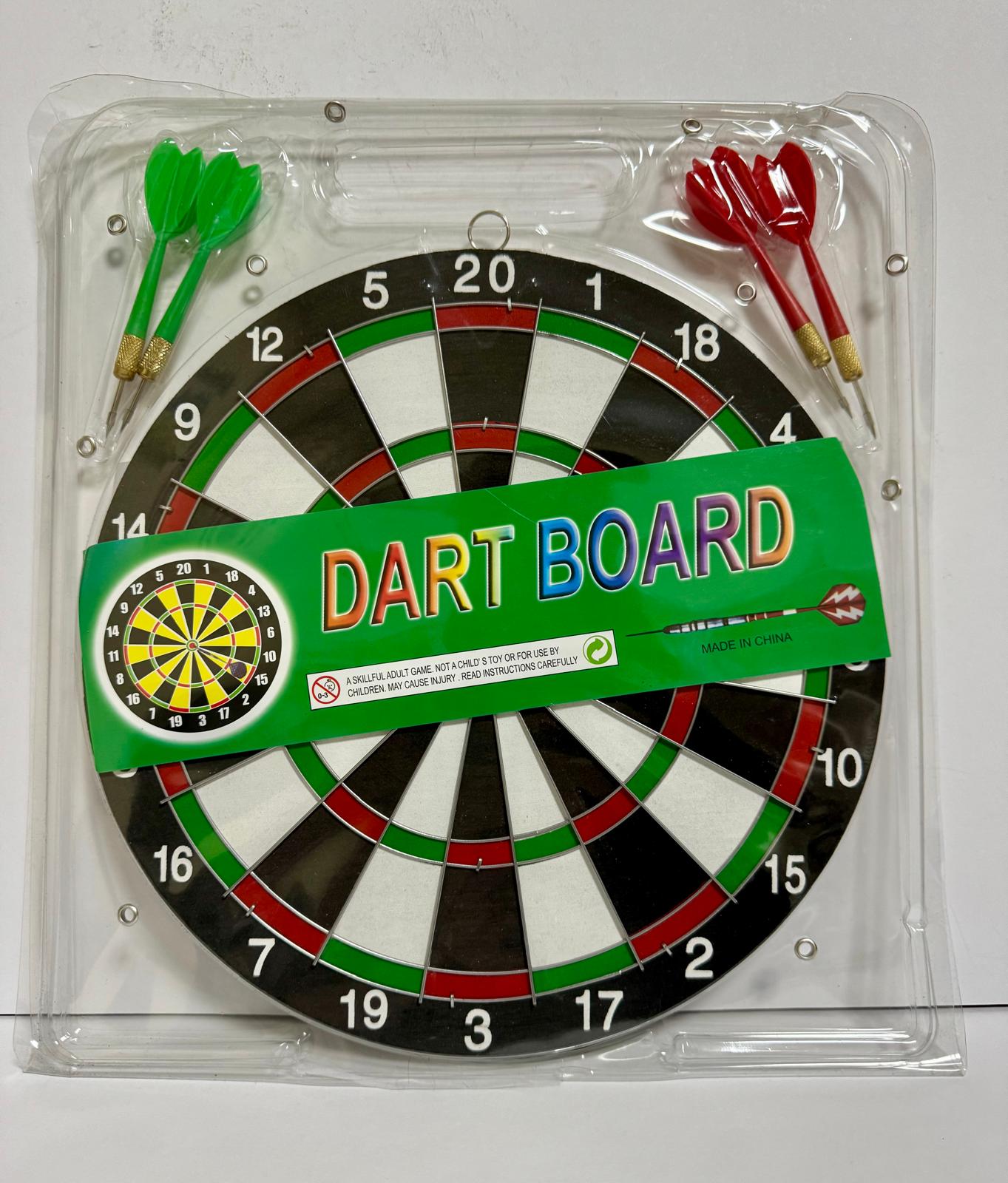 DART BOARD SETİ 4 DART OKLU KLASİK DART OYUNU