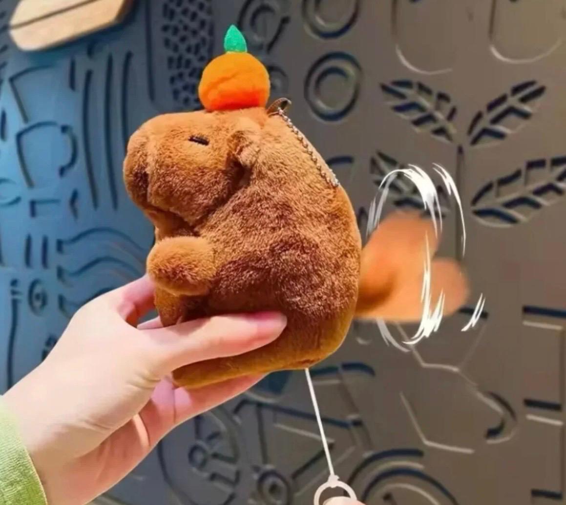 Peluş Çek Burak Kuyruğu Dönen Oyuncak Anahtarlık Çanta Süsü Peluş Çek Burak Kuyruğu Dönen Oyuncak Anahtarlık Çanta Süsü