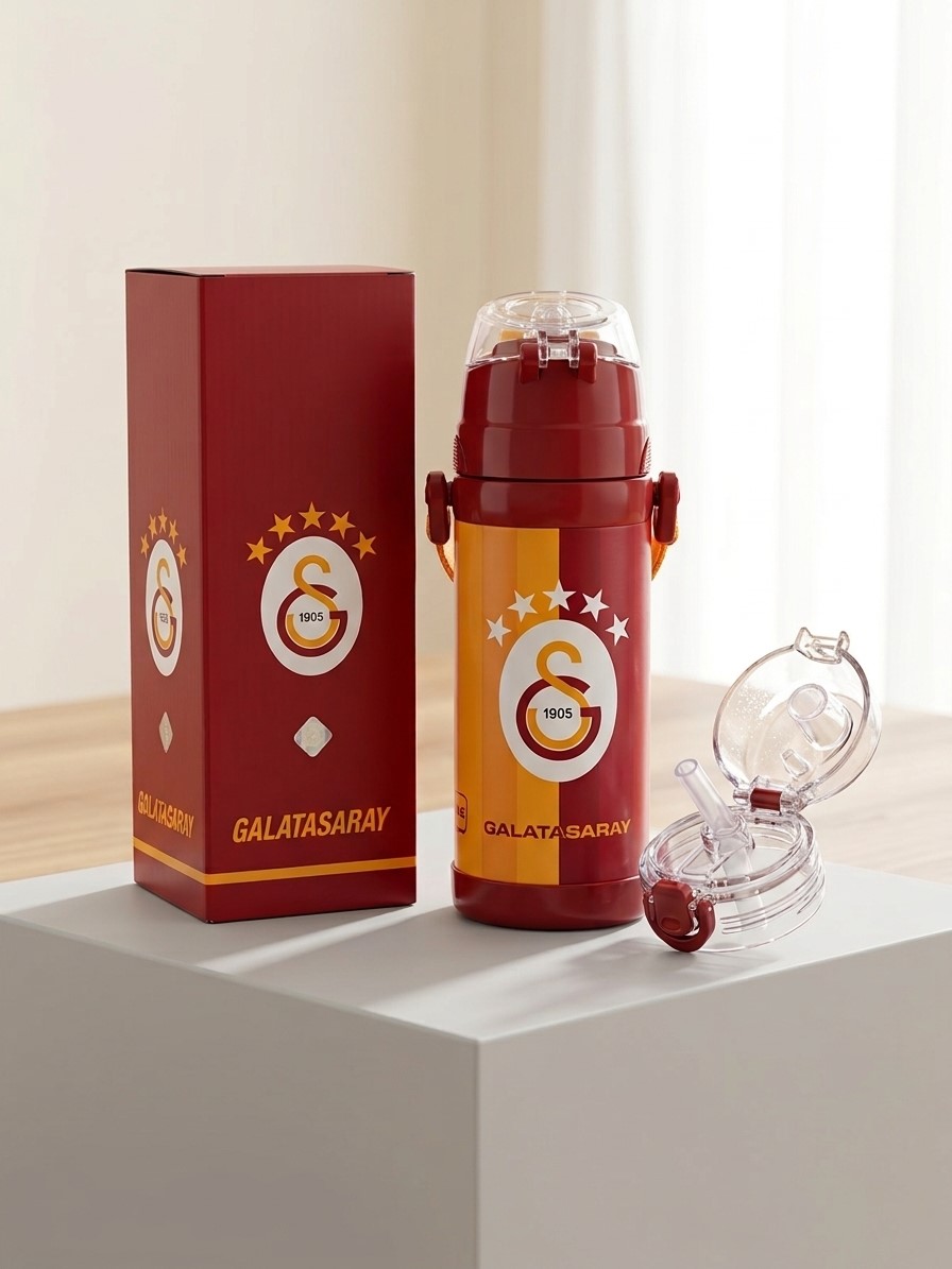 Çelik Matara Sarı Kırmızı 350 ML
