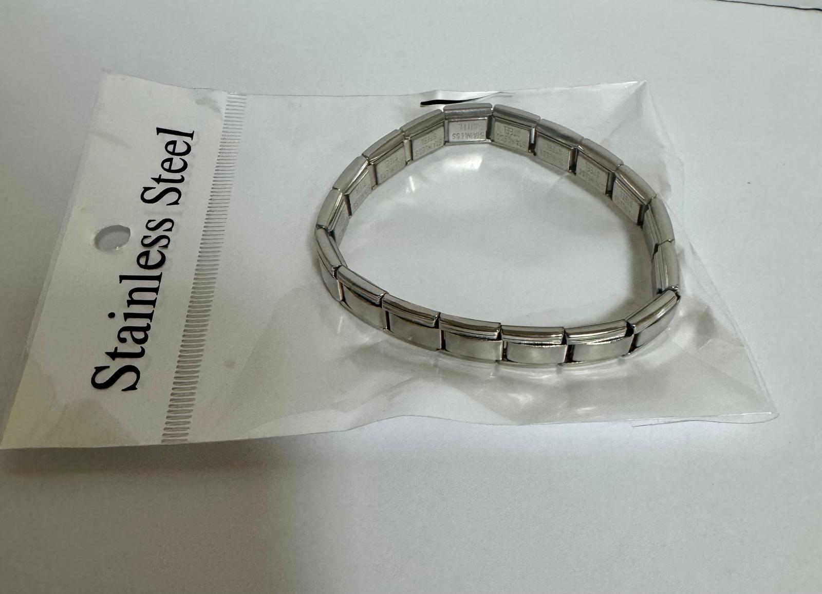 Paslanmaz Çelik İtalyan Charm Bileklik İç ve Dış  Yazılı Kaliteli