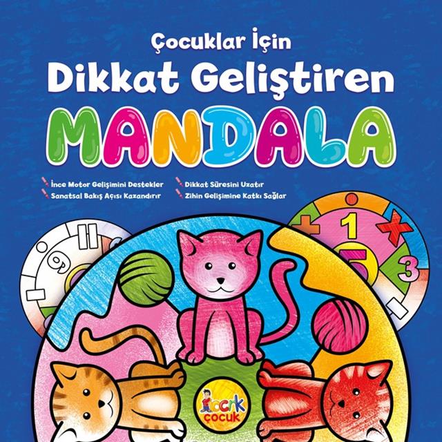 Çoçuklar İçin Dikkat  Geliştiren Mandala - 1111262-20251919