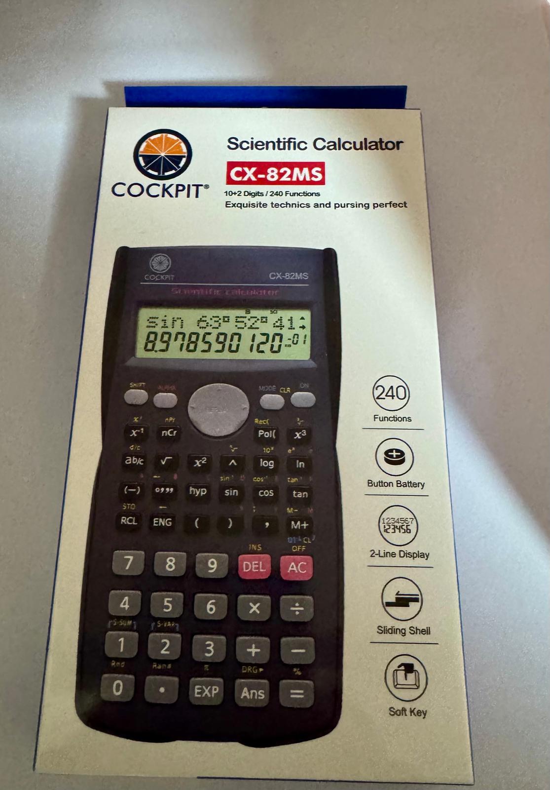 FONKSİYONLU HESAP MAKİNASI CX-82 MS FONKSİYONLU HESAP MAKİNASI CX-82 MS