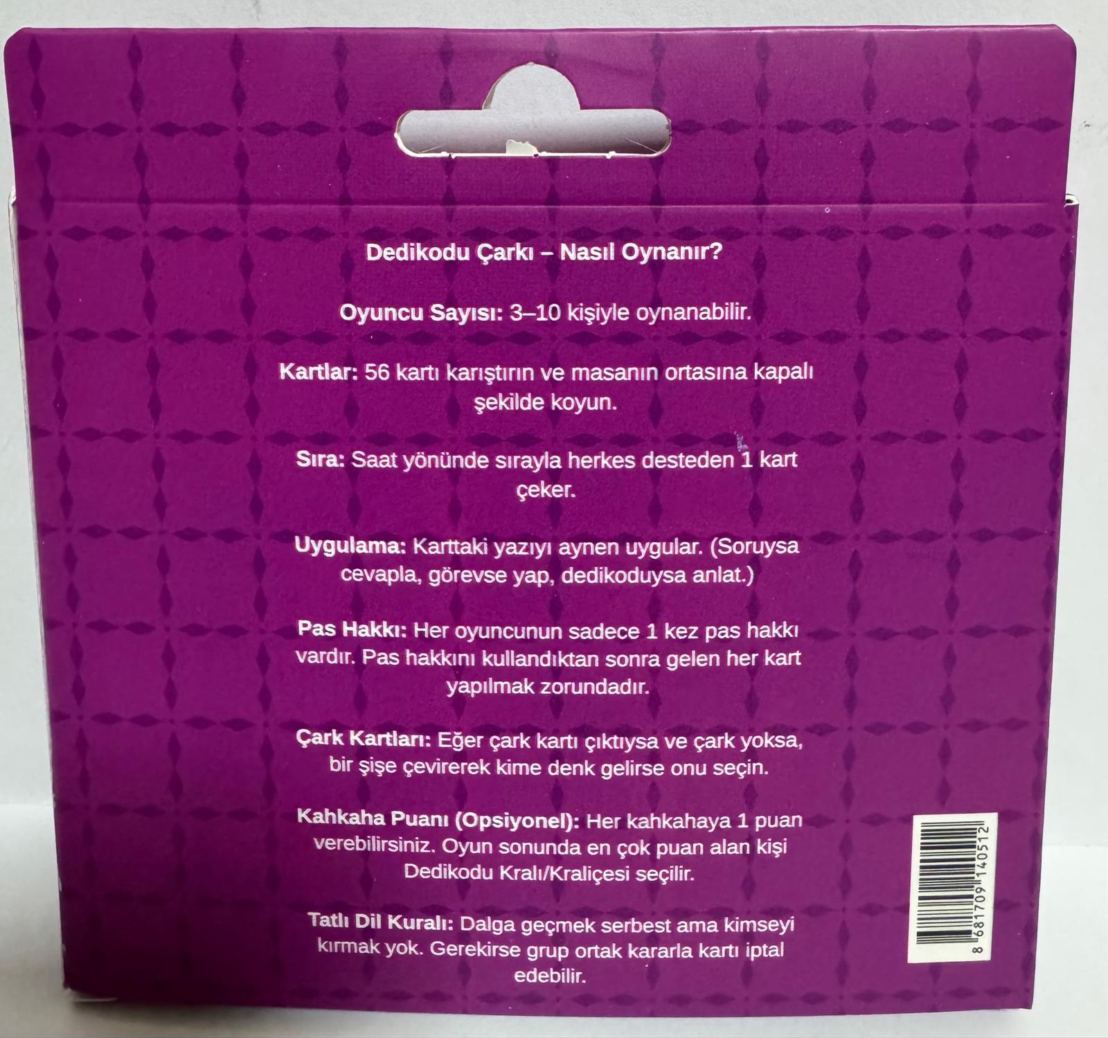 DEDİKODU ÇARKI DEDİKODU ÇARKI