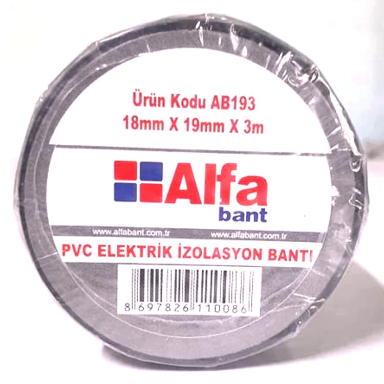 Elektrik Bantı Siyah 10'lu Elektrik Bantı Siyah 10'lu