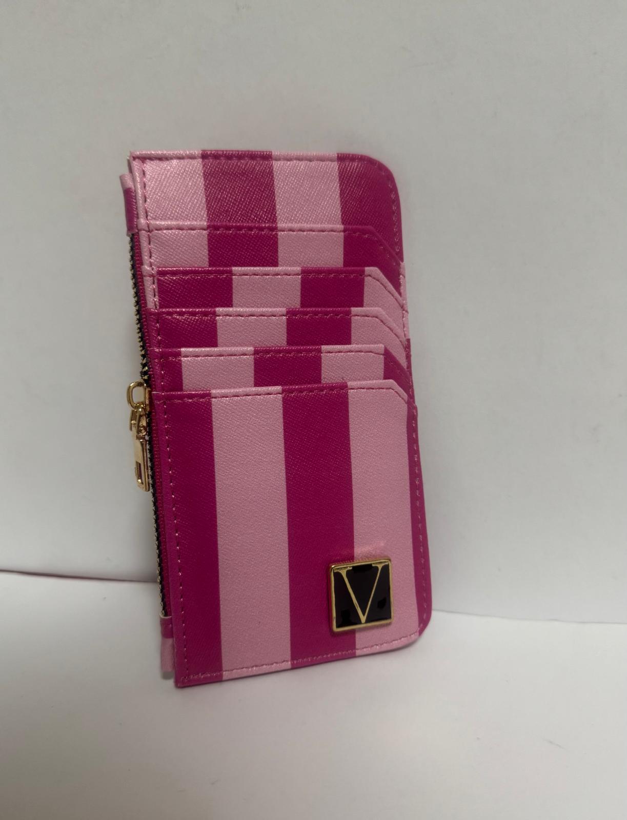 Kadın Fermuarlı Kartlık Fuşya Pembe