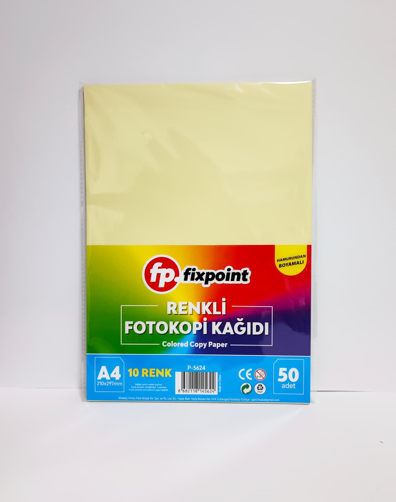 Fotokopi Kağıdı Renkli 50 Adet - 1111271-20251919