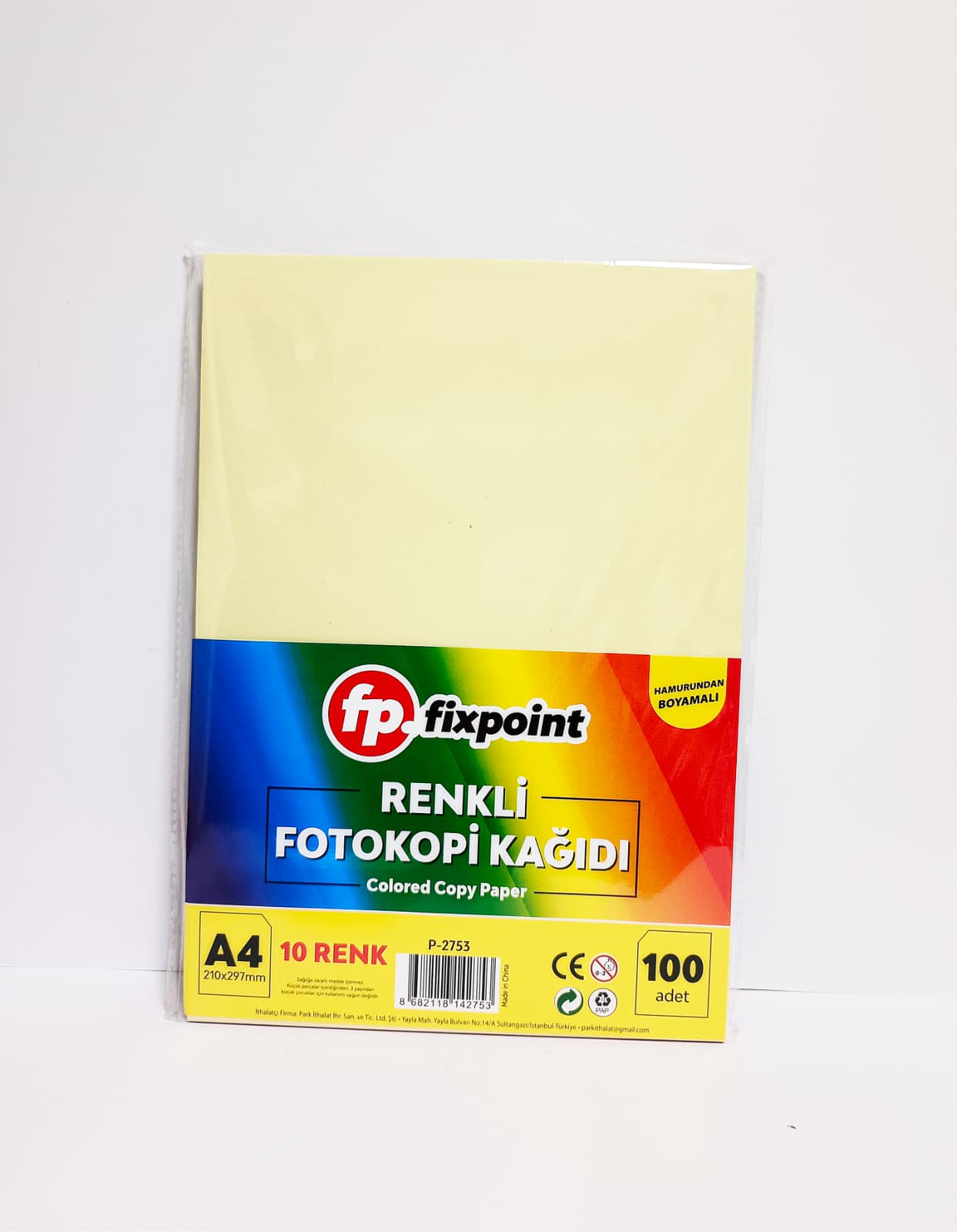 Fotokopi Kağıdı Renkli 100 Adet