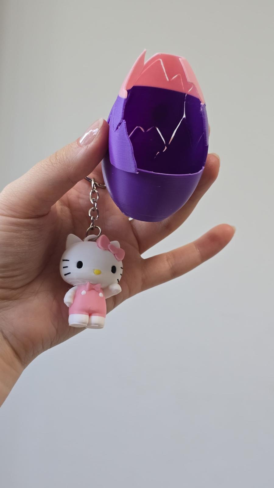 Kırılan Yumurta 3D Anahtarlık 1 Adet Mavi Pembe Kırılan Yumurta 3D Anahtarlık 1 Adet Mavi Pembe