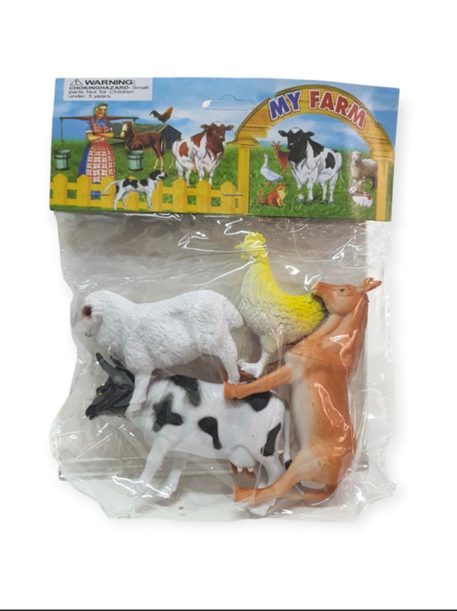 4'lü Hayvanlar Figürü Seti