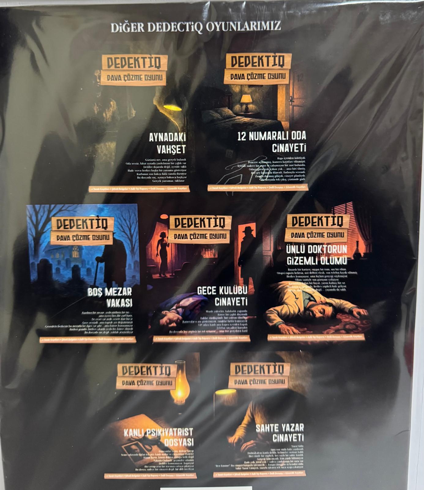 Dedektif Dava Çözme Oyunu 7 Farklı Dava