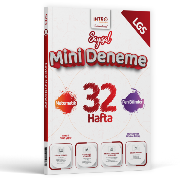 İNTRO 8.SINIF MİNİ DENEME 32 HAFTA SAYISAL - 26-27 İNTRO 8.SINIF MİNİ DENEME 32 HAFTA SAYISAL - 26-27