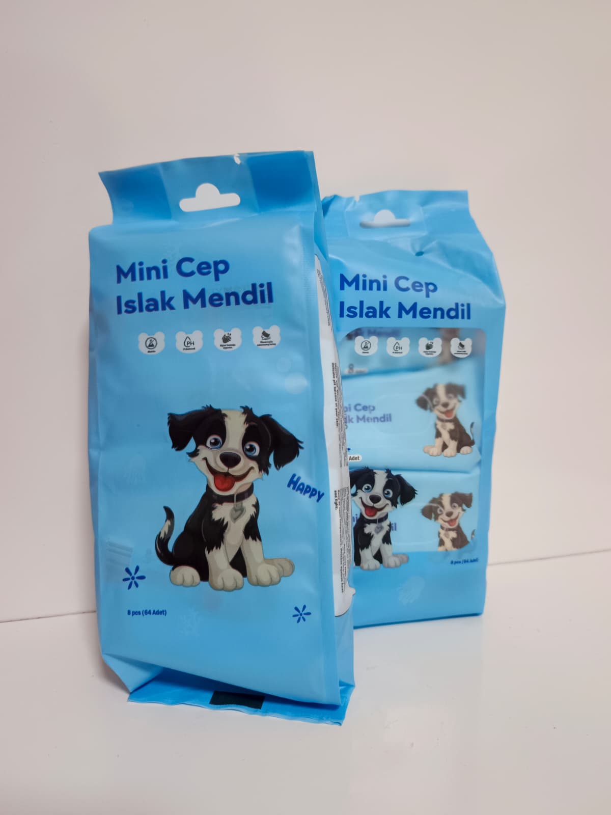 Islak Mendil Mini 8 li Mavi