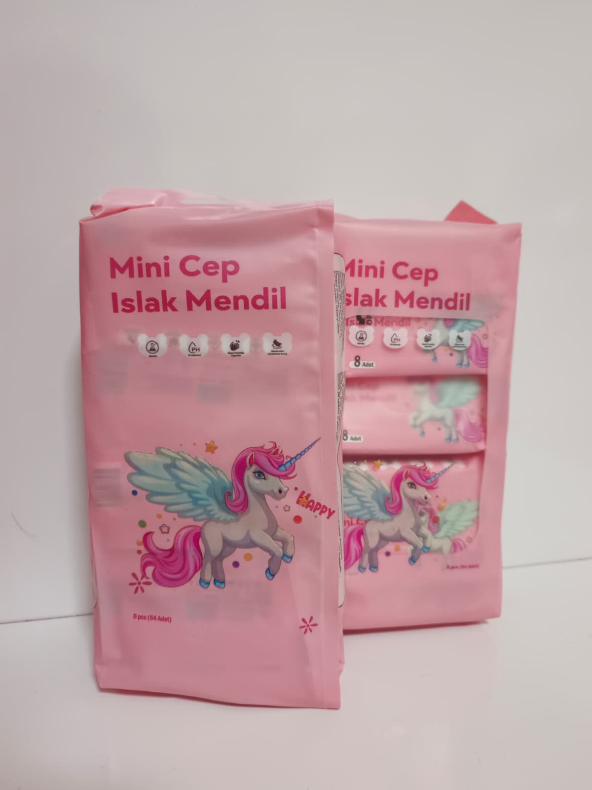 Islak Mendil Mini 8 li Pembe
