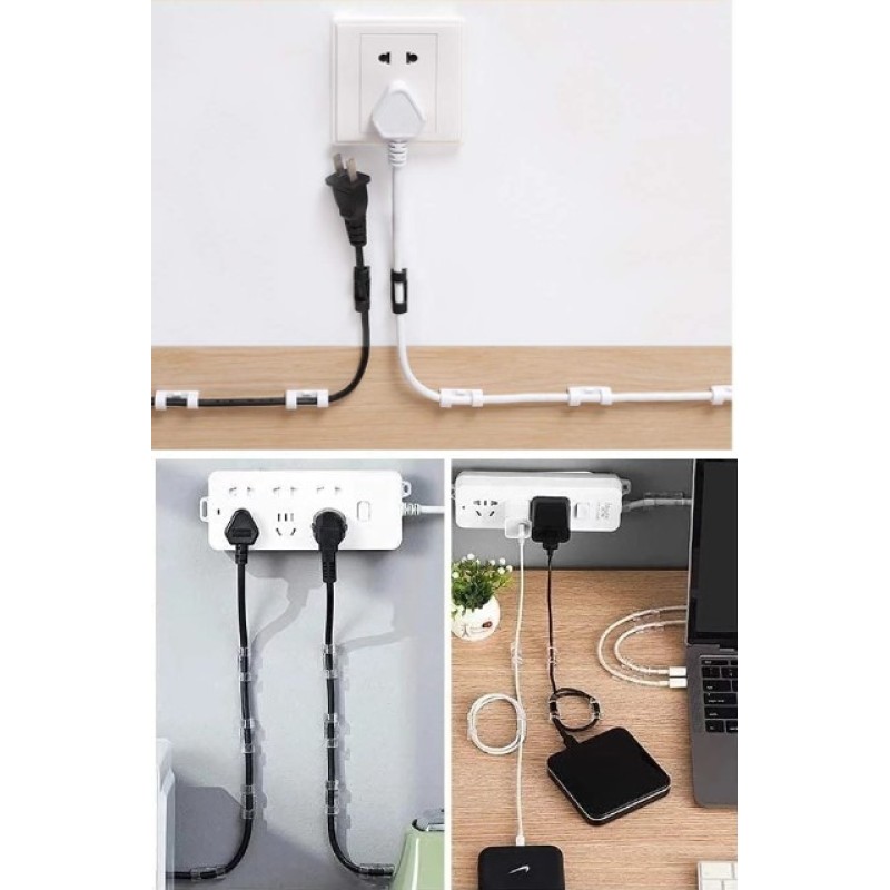 Kablo Sabitleyici Klips Seti 20 Adet Kablo Sabitleyici Klips Seti 20 Adet