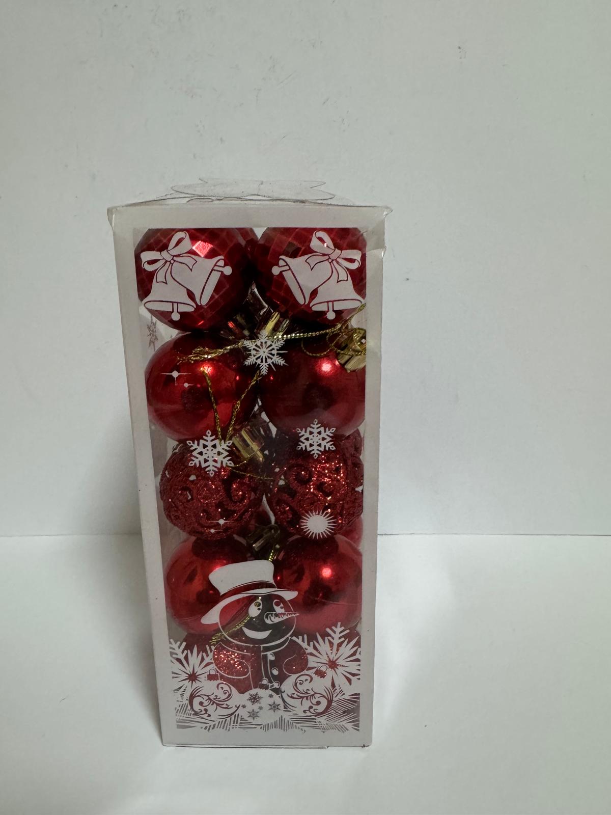 Yılbaşı Süsleri 20 Li Top Kutulu 4 cm Parlak Simli Karışık 4 Asorti Ağaç Süsleme Kırmızı Yılbaşı Süsleri 20 Li Top Kutulu 4 cm Parlak Simli Karışık 4 Asorti Ağaç Süsleme Kırmızı