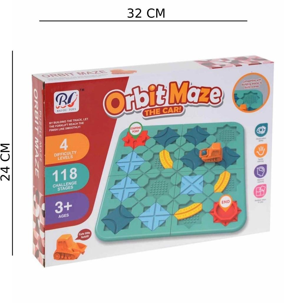 Kutulu Steam 4 Seviyeli Puzzle Labirent Araba Zeka Oyunu - 111840-20251919